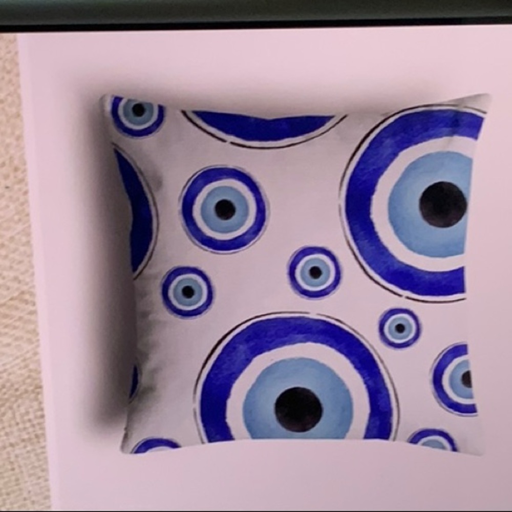 Evil eye pillow case just arrived new quality